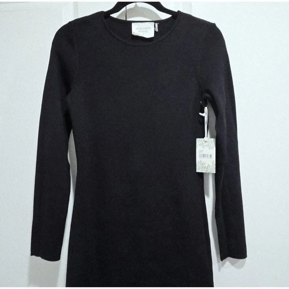 NWT Tuckernuck - M Hyacinth House Black Knit Gwendolyn Maxi Dress - Picture 9 of 9